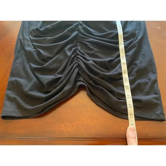 Torrid New Ruched Long Sleeve Bodycon Dress in Black Size 4X Size 4 Size 4XL - Picture 11 of 12